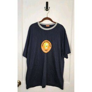 Men's XL SpongeBob SquarePants Leave My Brain Alone Nickelodeon T-Shirt Vtg 2002